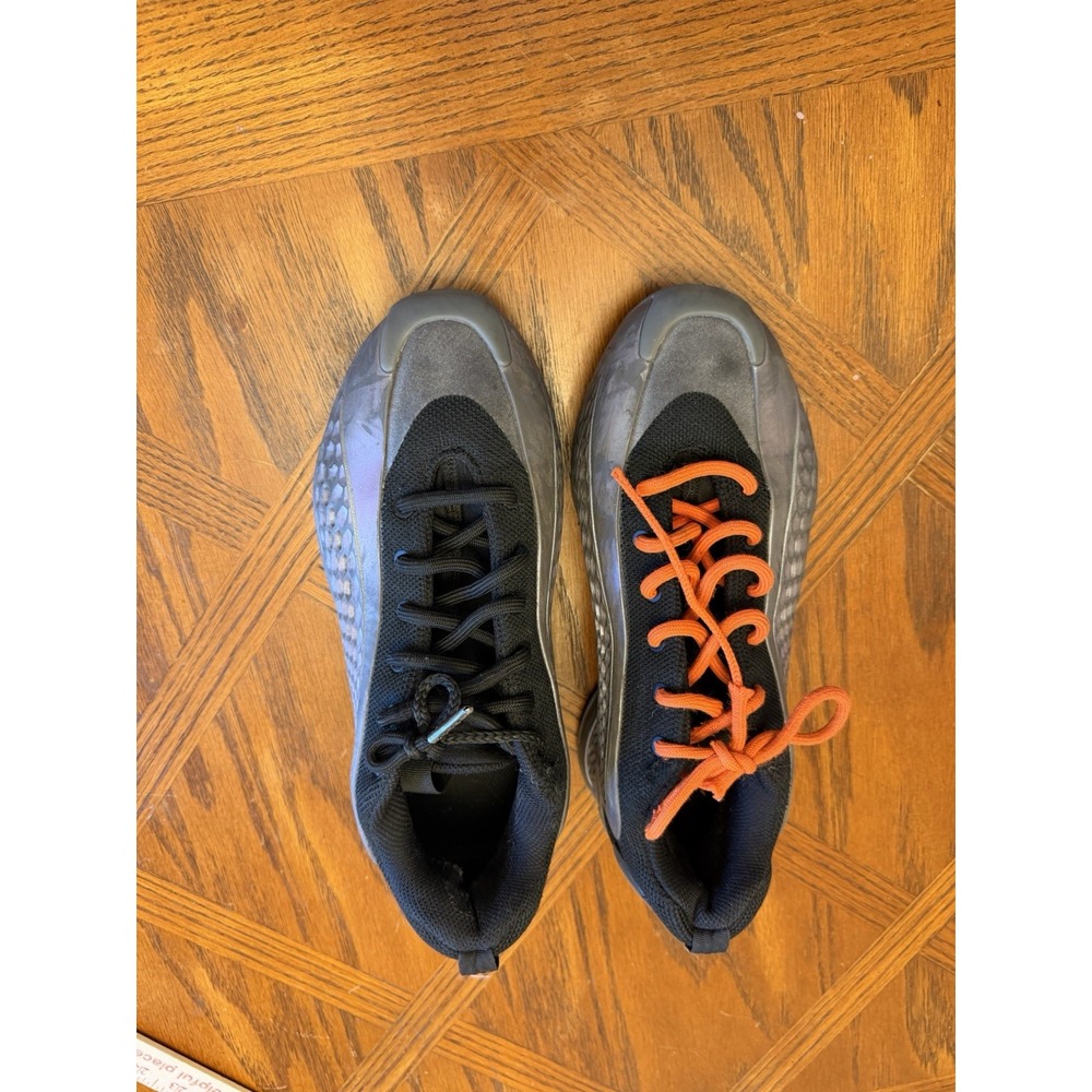 adidas Men's Black Gray Orange AE 1 Low Top Basketball Sneakers Lace Up Size 7